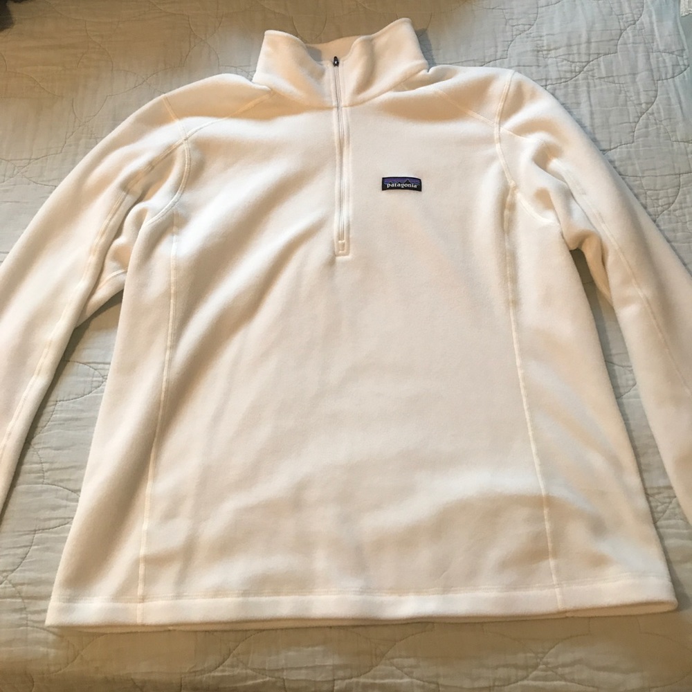 Patagonia women's fleece ivory pullover